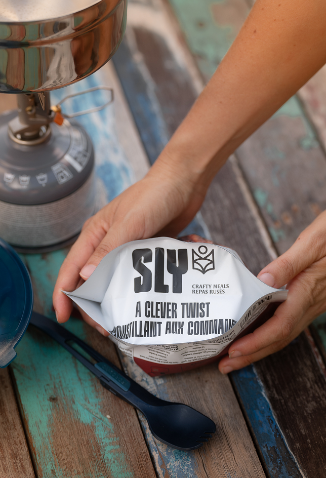 Retirer l’air et fermer le sachet.