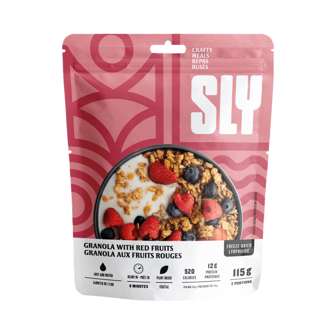 Granola aux fruits rouges