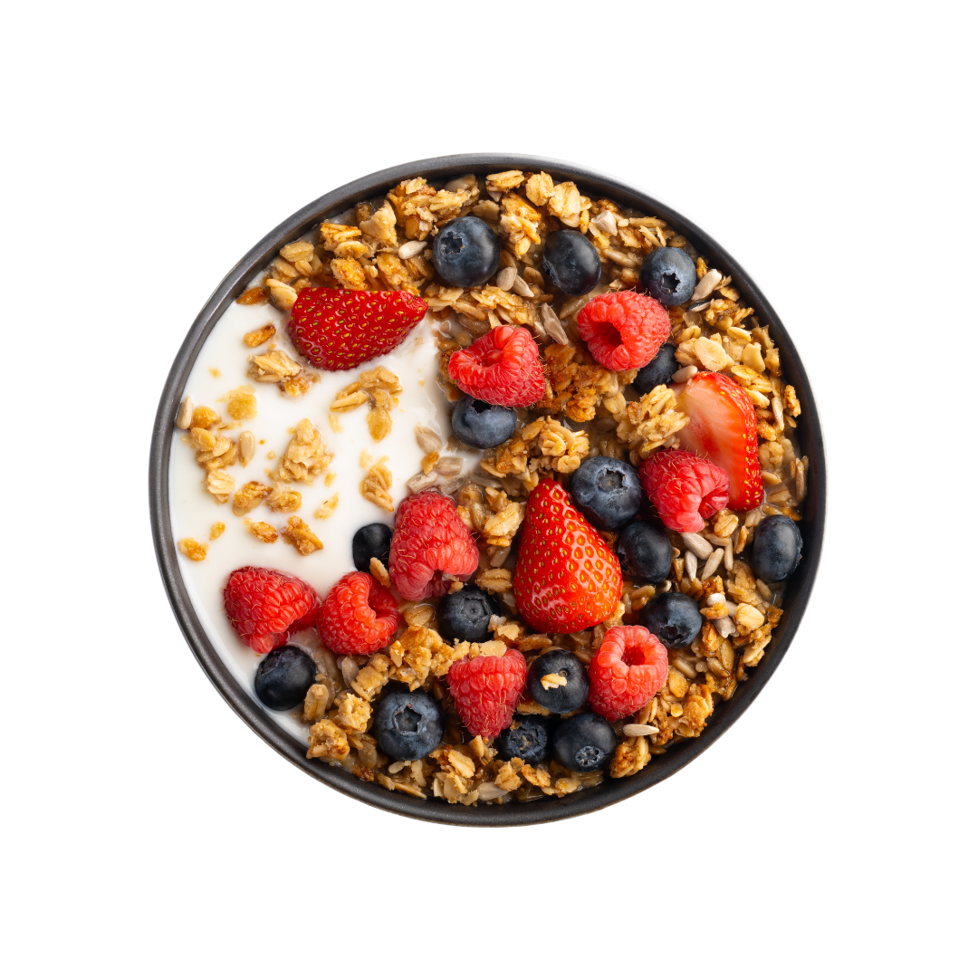 Granola aux fruits rouges