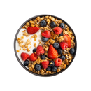 Granola aux fruits rouges