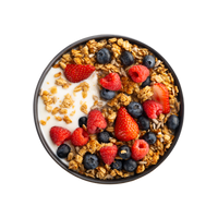 Granola aux fruits rouges