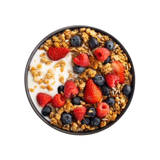 Granola aux fruits rouges