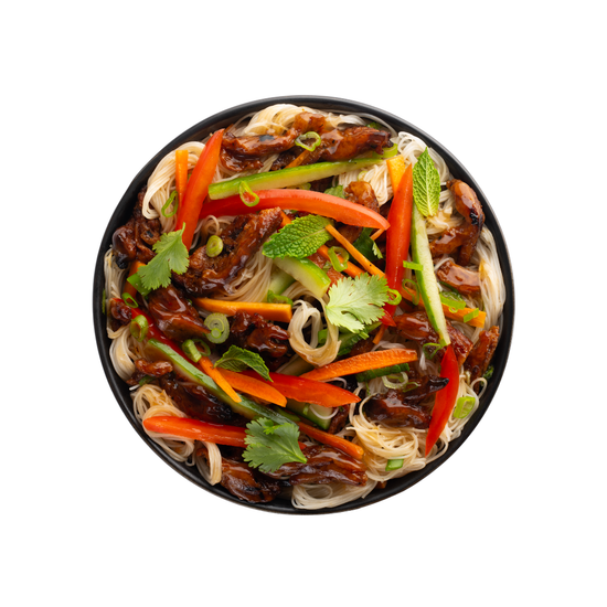 Salade de nouilles asiatique